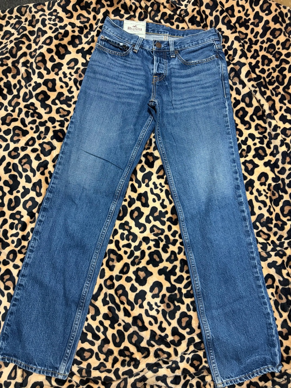 Vintage Y2K Hollister Blue Straight-Leg Jeans